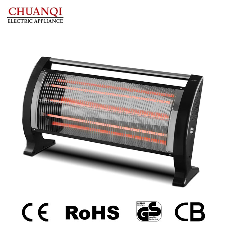 2000W 2 tubos grandes e 2400W 3 tubos pequenos aquecedor de quartzo plus com alça