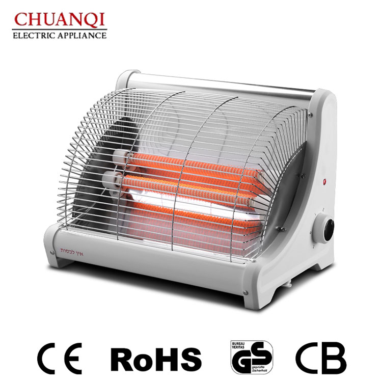 Aquecedor cerâmico de 2 tubos 2000W com reflexão de ângulo ultra amplo