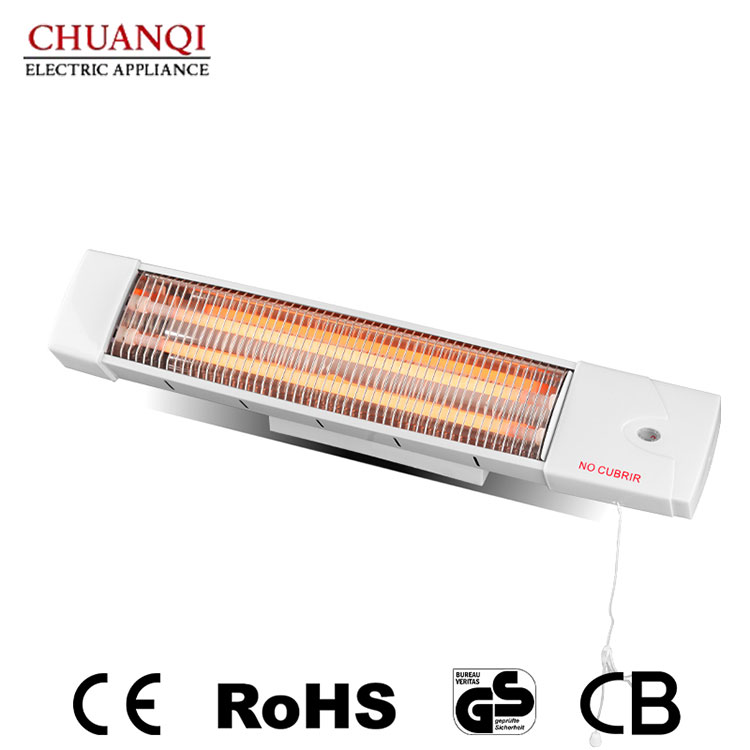Como um aquecedor de parede de quartzo de 1200 W com 2 tubos e interruptor de puxar melhora o aquecimento doméstico?