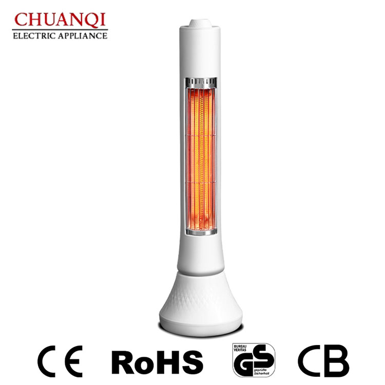 Aquecedor de carbono 400W 1Tube com função oscilante